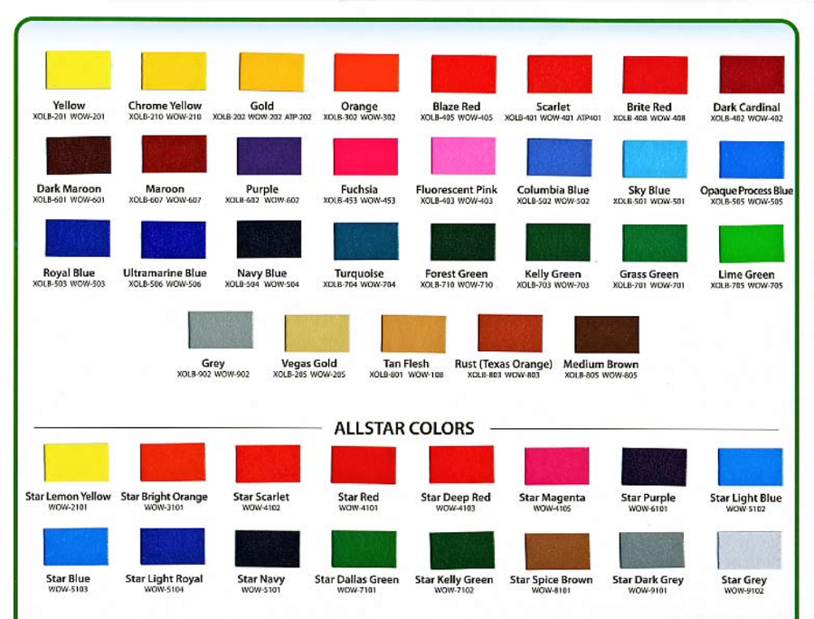 QCM Color Card – TSSC